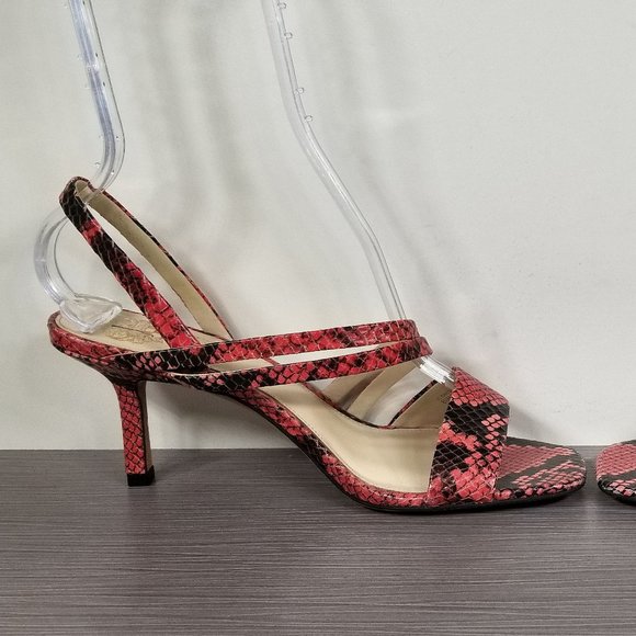Vince Camuto Savesha Slingback Sandal, Watermelon Leather Womens Size 8.5 M / 39 - Picture 6 of 14